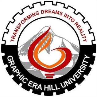 Graphic Era University logo