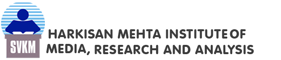 Harkisan Mehta Foundation Institute of Journalism and Mass Communication logo