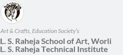 L S Raheja School of Art logo