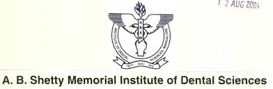 A B Shetty Memorial Institute of Dental Sciences logo