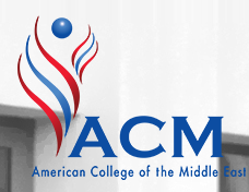 American College of Middle East logo