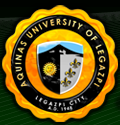 Aquinas University of Legazpi logo