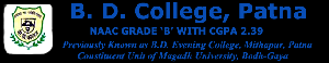 B. D. College logo