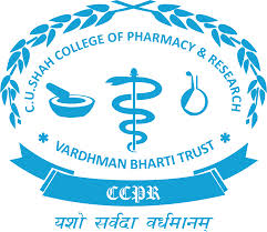 C U Shah College of Pharmacy logo