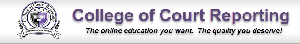 College of Court Reporting logo