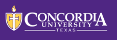 Concordia University Texas logo