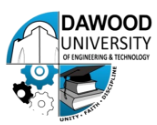 Dawood University of Engineering and Technology Karachi logo