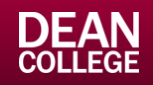 Dean College logo