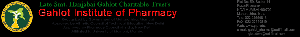 Gahlot Institute of Pharmacy logo