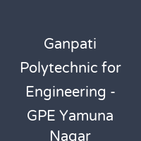 Ganpati Polytechnic for Engineering logo