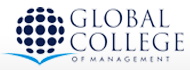 Global College of Management logo
