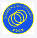 Golden Link College logo