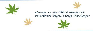 Govt Degree College Kanchanpur logo