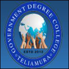 Govt Degree College Teliamura logo