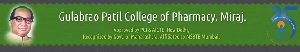 Gulabrao Patil College of Pharmacy Miraj logo