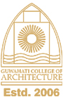 Guwahati College of Architecture logo