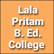 Lala Pritam Bed College logo