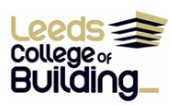 Leeds College of Building logo