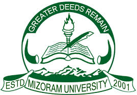 Mizoram University logo