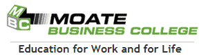 Moate Business College logo