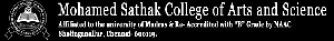 Mohamed Sathak College of Arts and Science logo