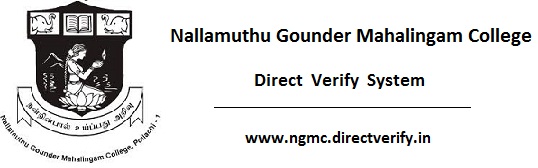 Nallamuthu Gounder Mahalingam College logo