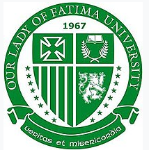 Our Lady of Fatima Univeristy logo