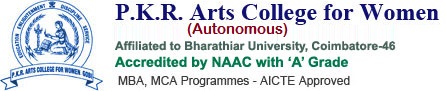 PKR Arts College for Women logo