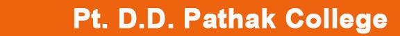 PT DD Pathak College logo