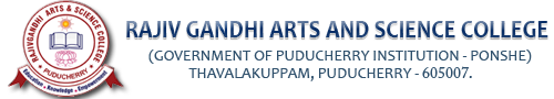 Rajiv Gandhi Arts and Science College logo