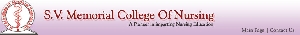 S. V. Memorial College of Nursing logo