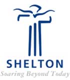 SHELTON College International logo