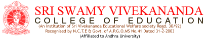 Sri Swamy Vivekananda College of Education logo