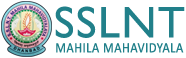 SSLNT Mahila College logo