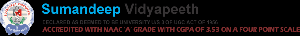 Sumandeep Vidyapeeth University logo