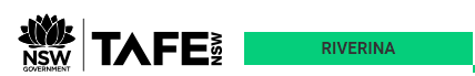 TAFE NSW Riverina Institute logo