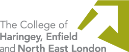 The College of Haringey Enfield and North East London logo