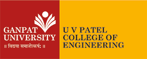 U V Patel College of Engineering logo