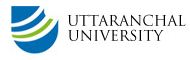 Uttaranchal University logo