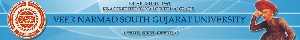 Veer Narmad South Gujarat University logo
