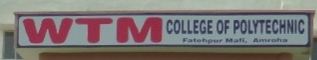 WTM COLLEGE OF POLYTECHNIC logo
