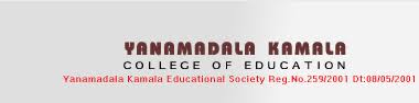 Yanamadala Kamala College of Education logo
